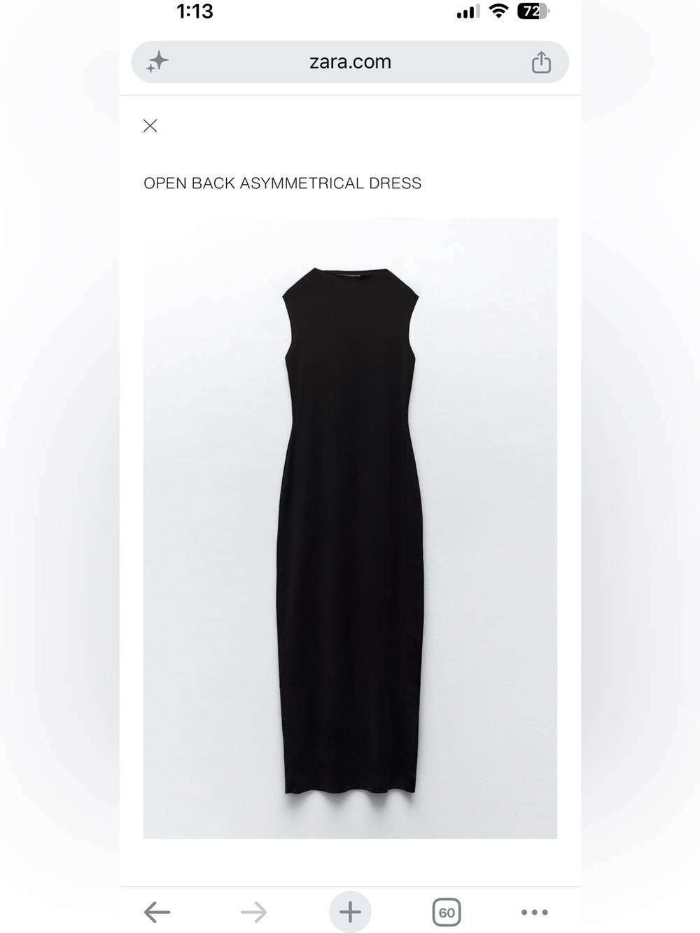 Zara Elegant Black Sleeveless V-Neck Maxi Dress